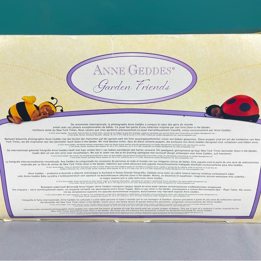 Anne Geddies Garden Friends Soft Plus Collection Babby Doll - Picture 6 of 11